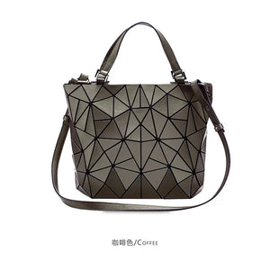 Luminous Reflective Geometric Tote – A Bag That Shines as Bright as You!
