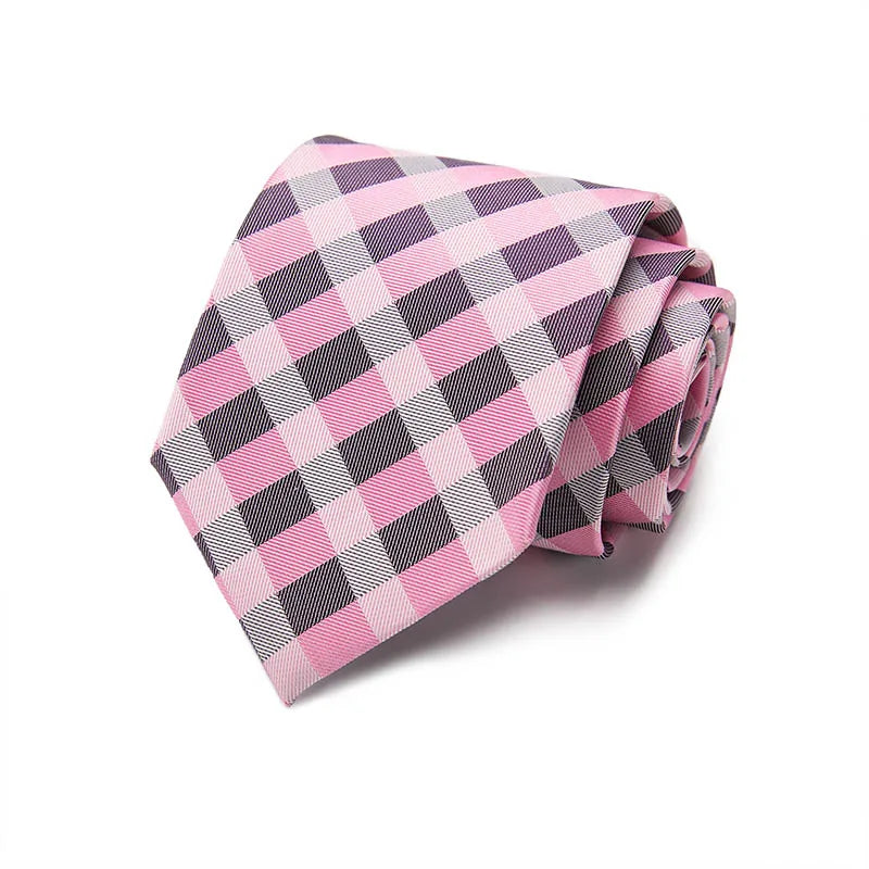 Men’s Colorful Silk Tie – Slim & Stylish for Any Occasion