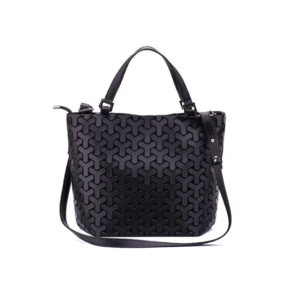 Luminous Reflective Geometric Tote – A Bag That Shines as Bright as You!
