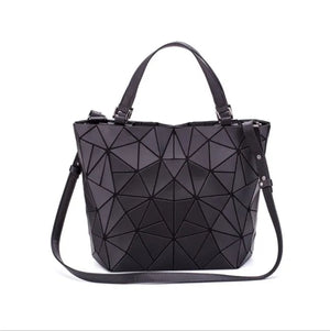 Luminous Reflective Geometric Tote – A Bag That Shines as Bright as You!