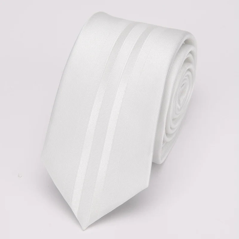Men’s Luxurious Slim Stripe Necktie
