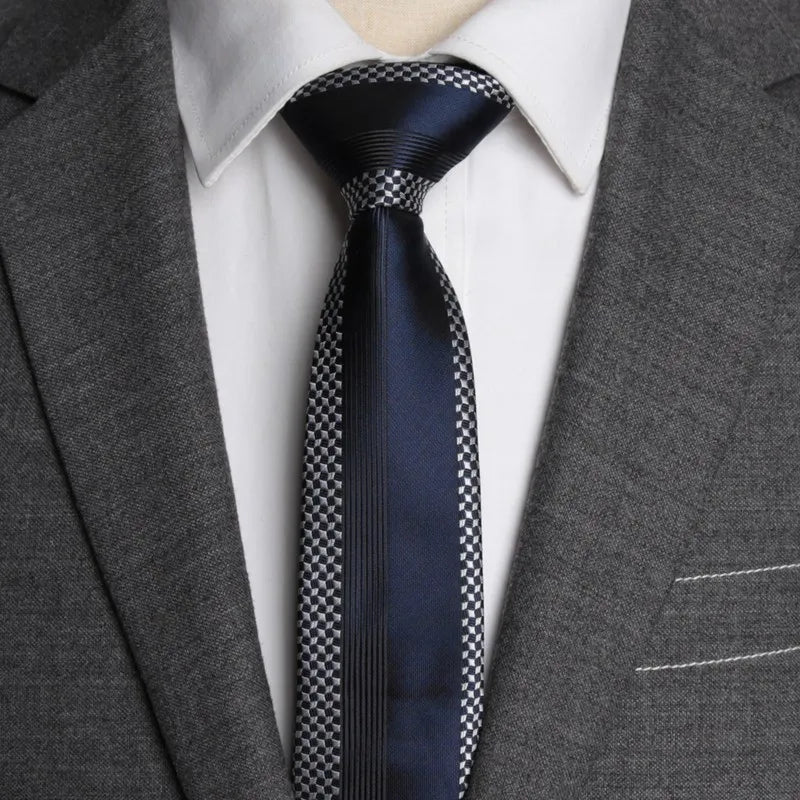 Men’s Luxurious Slim Stripe Necktie