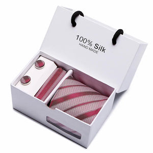 Brand 100% Silk Ties – Extra Long Navy Blue Paisley Necktie Set