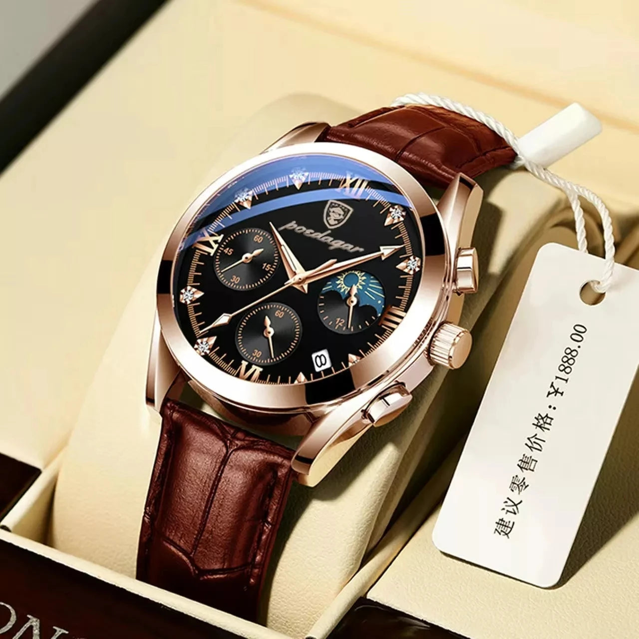 POEDAGAR Men Watch – Where Luxury Meets Performance