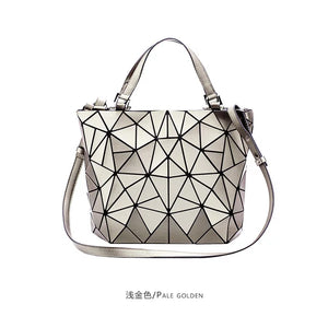 Luminous Reflective Geometric Tote – A Bag That Shines as Bright as You!