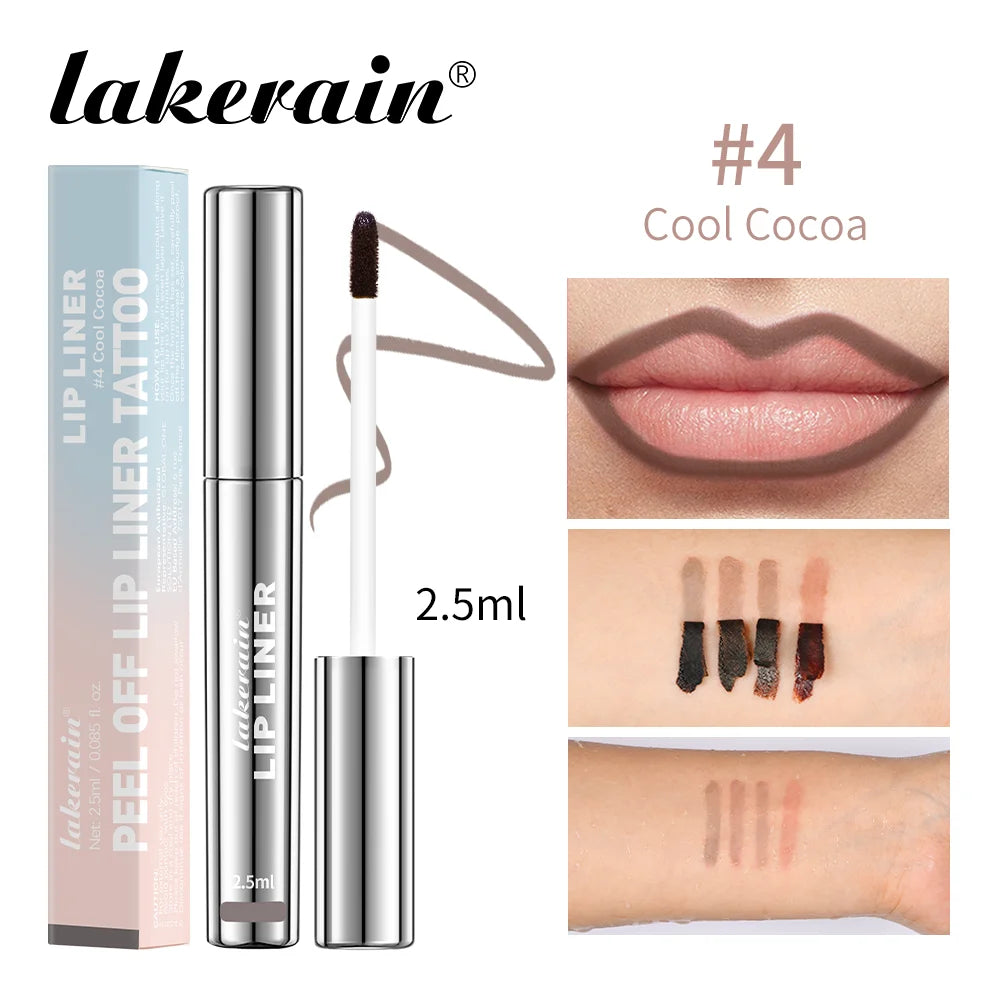 💋 Waterproof Peel-Off Tattoo Lip Gloss – Long-Lasting Matte Lip Tint