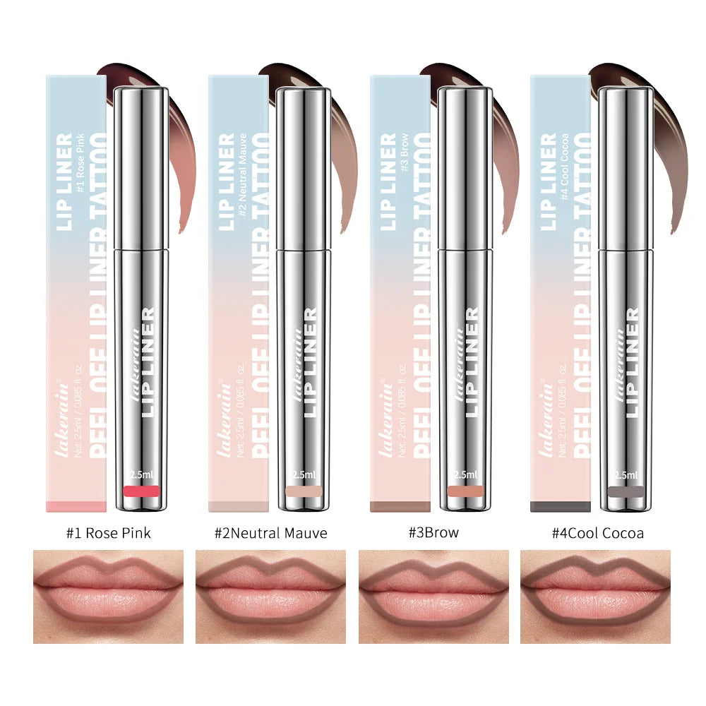 💋 Waterproof Peel-Off Tattoo Lip Gloss – Long-Lasting Matte Lip Tint