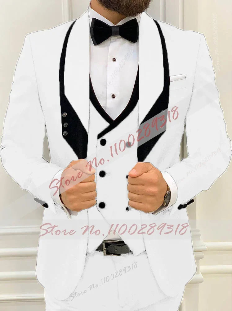 ✨ Latest Black Men’s Formal 3-Piece Suit ✨