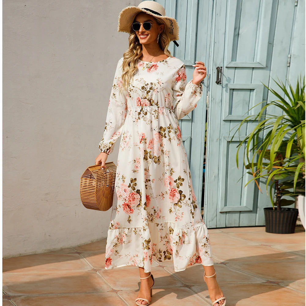 Bohemian Chic Summer Maxi Dress – Your Perfect Beach Companion! 🌸☀️