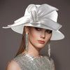 Deluxe New White Church Hat for Women