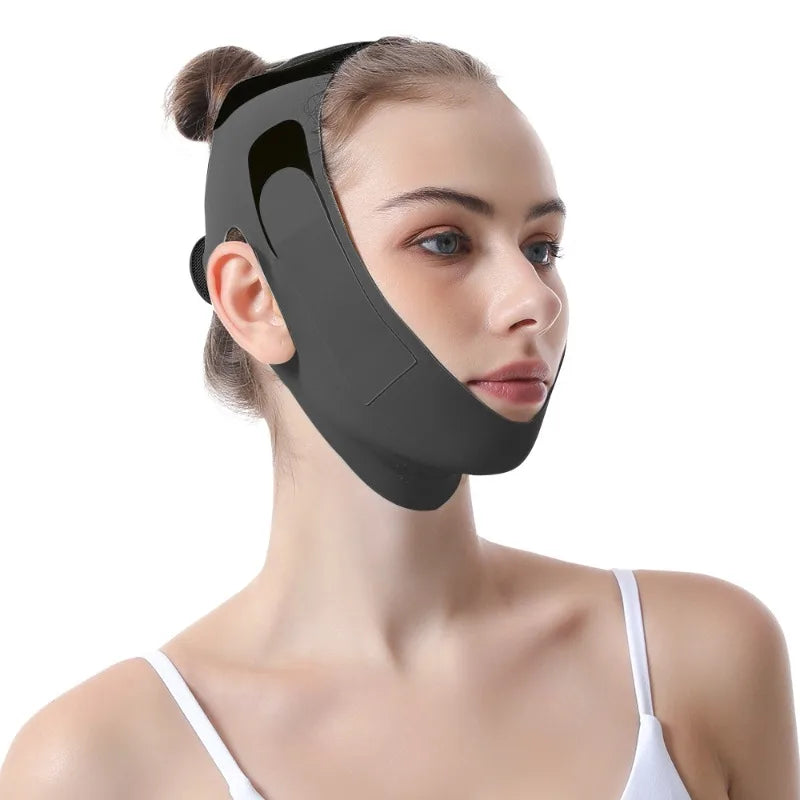 💖 V‑Line Lifting Chin Strap – Reusable Face‑Lift Mask for Women