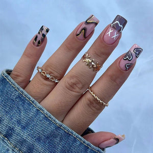 💋 Romantic Red Lips Valentine’s Day Press-On Nails