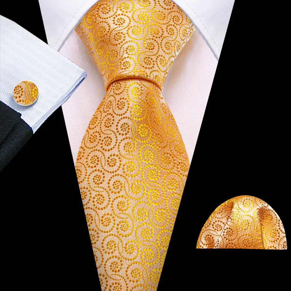Fashion Teal Novelty Men Tie Set by Barry Wang