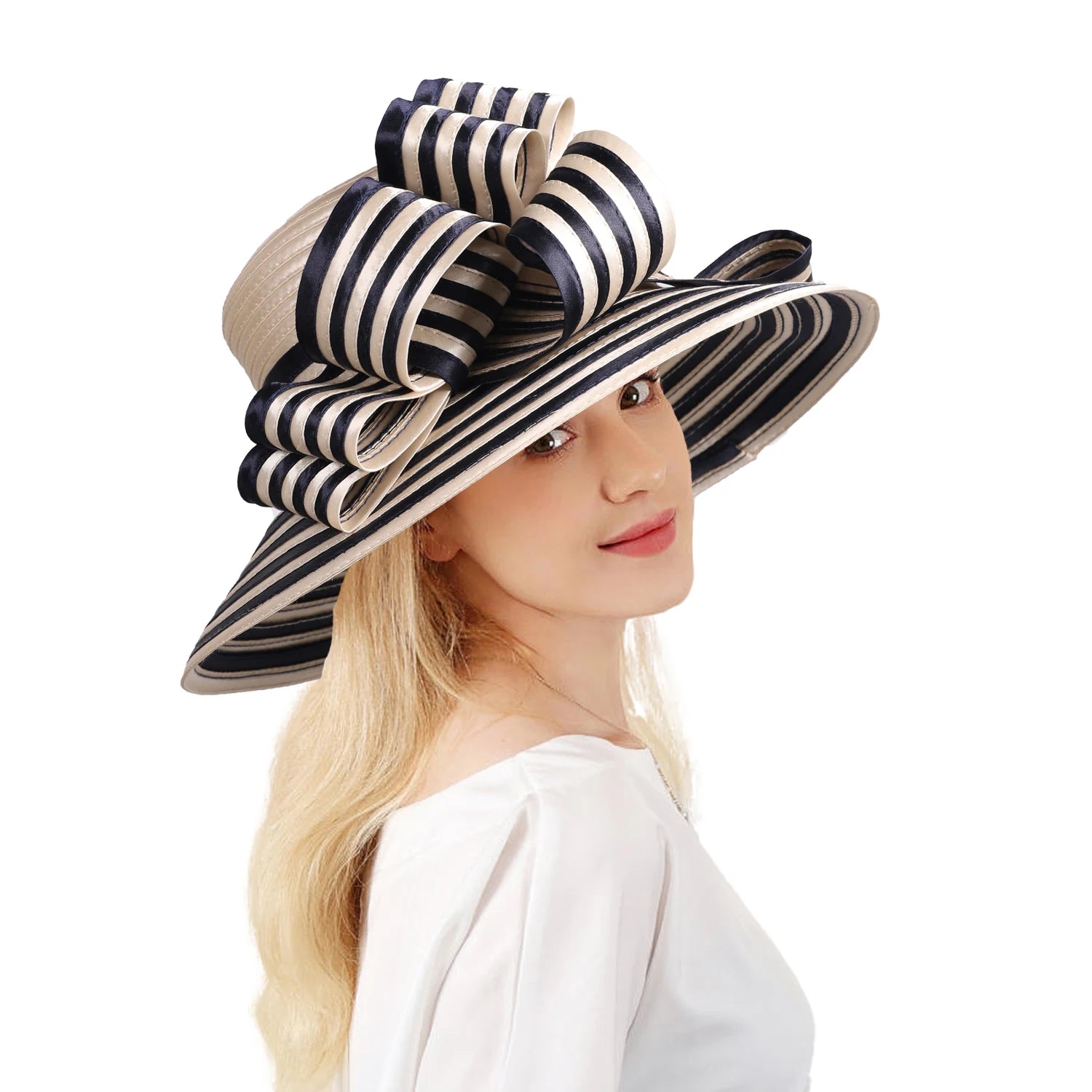 FS Satin Cloth Kentucky Derby Hat for Women