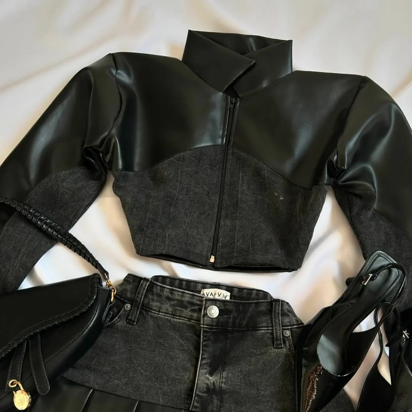Light Gray Pants Suit for Women