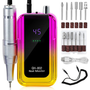 💅 45000 RPM Rechargeable Electric Nail Drill Machine