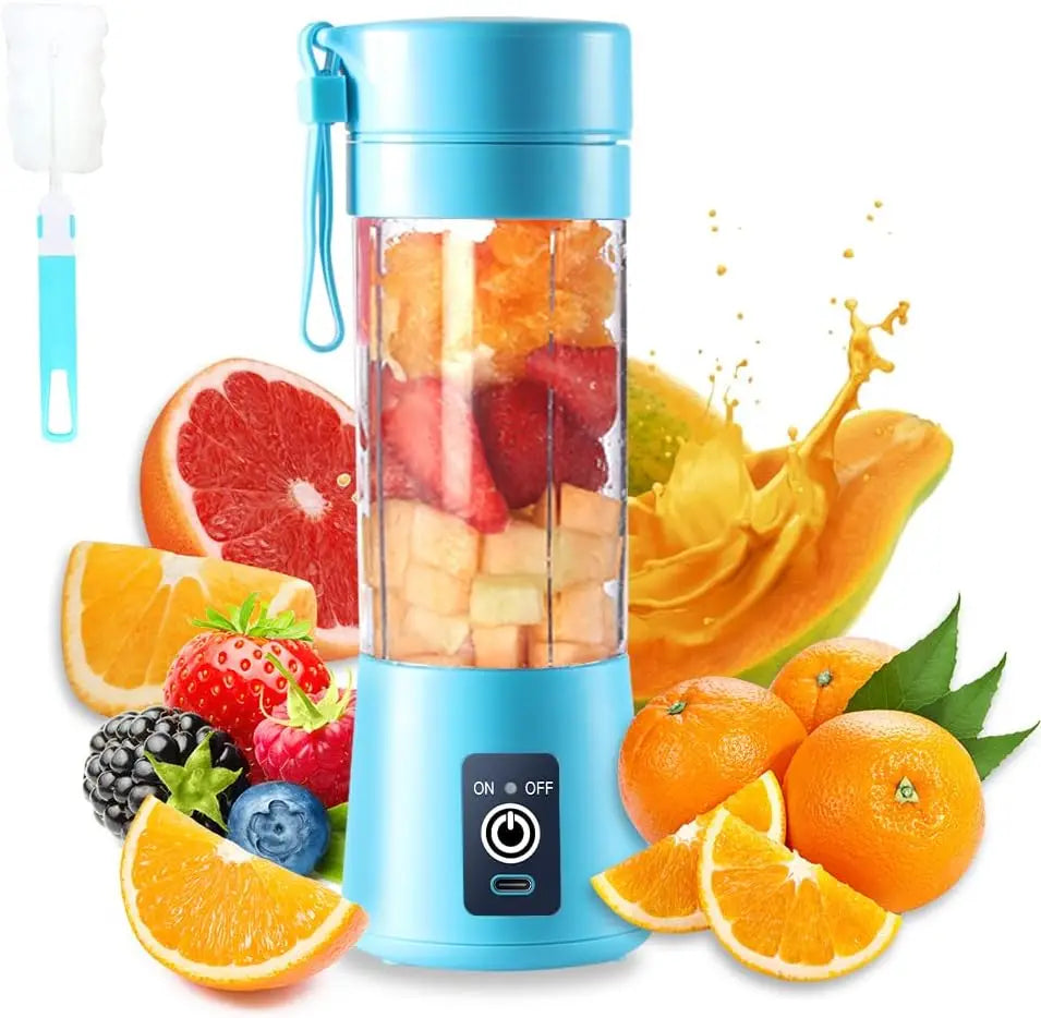🥤 380ML Mini Electric Juice Mixer – USB Rechargeable
