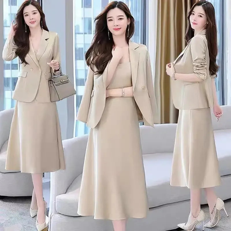 💖 Plus Size Women’s Fashion Two-Piece Dress Set