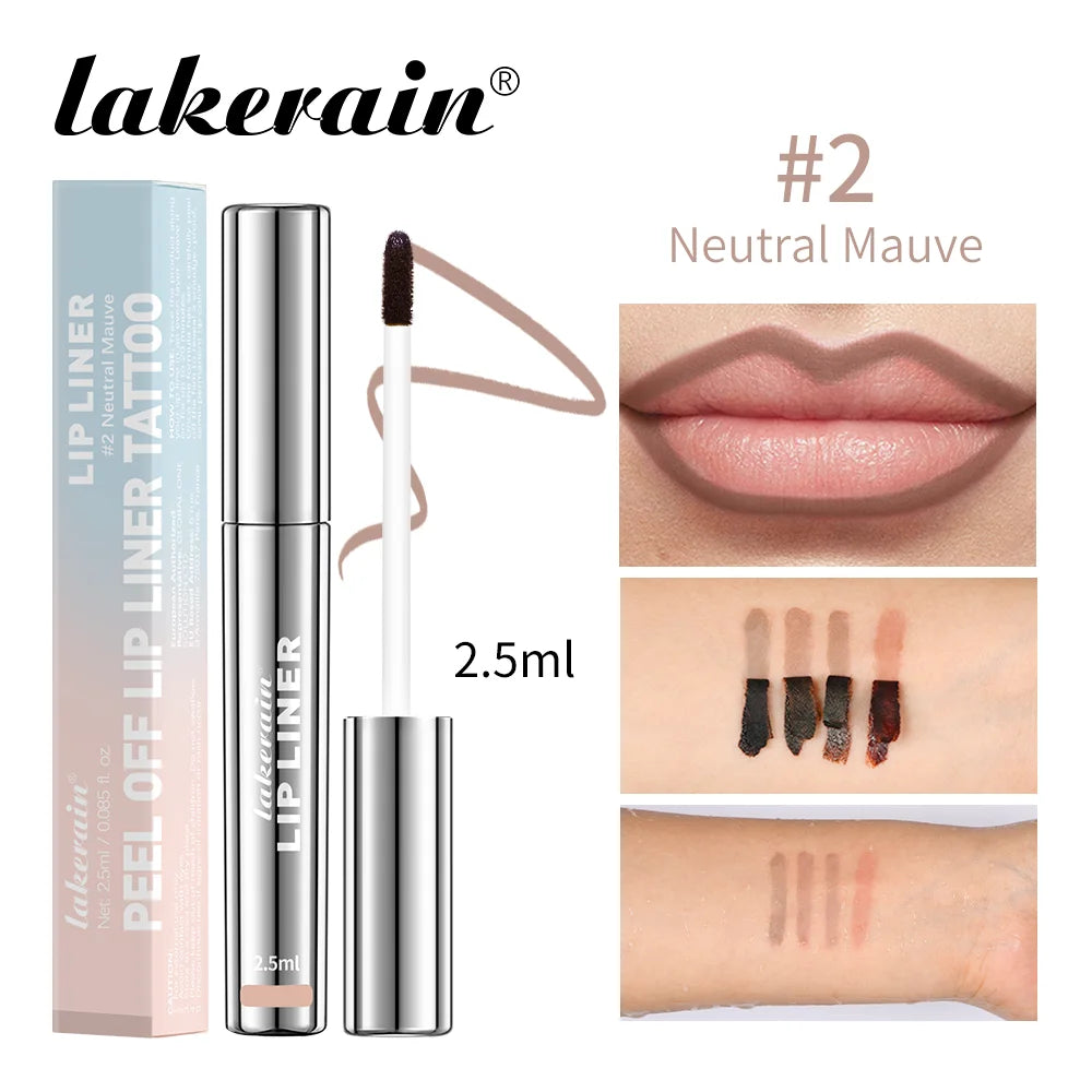 💋 Waterproof Peel-Off Tattoo Lip Gloss – Long-Lasting Matte Lip Tint