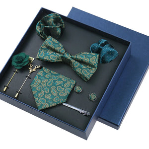 8-Piece Business Blue Tie Gift Set – Elevate Your Style 🎩💙