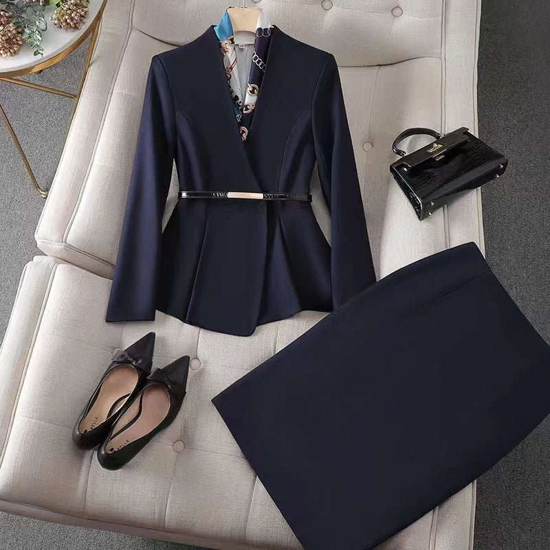 High-End Professional Skirt Suit for Women