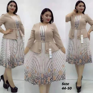 🌸 African Dashiki One-Piece Dress for Women – Long Maxi Skirt (Plus Size Friendly)