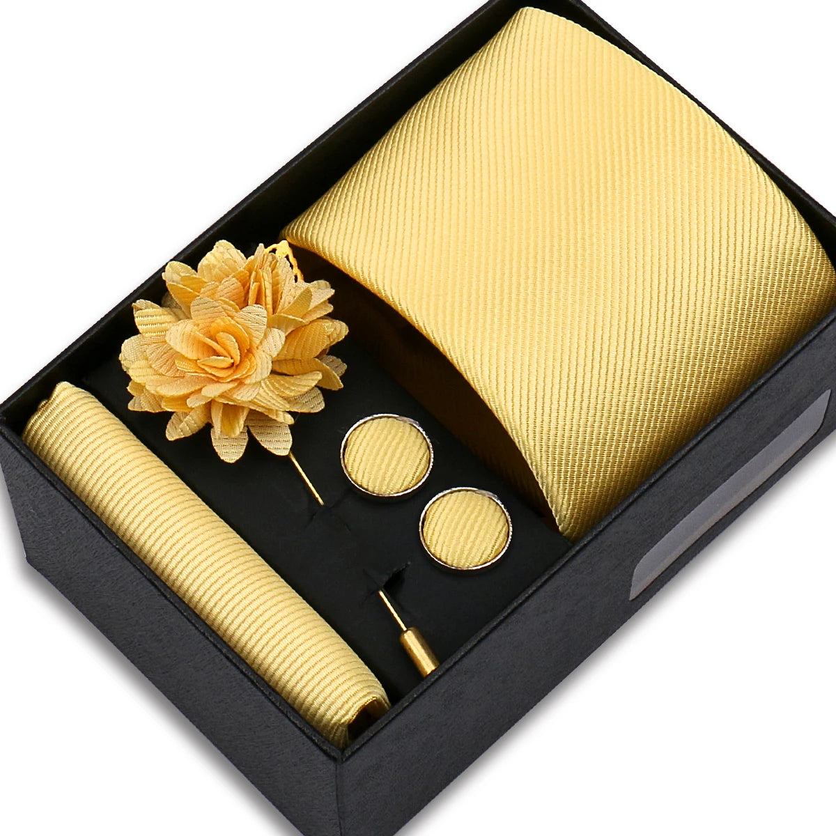 Top-Quality Solid Color Tie Set – The Perfect Touch of Elegance