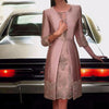Elegant Mother of the Bride 2-Piece Outfit with Jacket – Candy Color Formal Gown