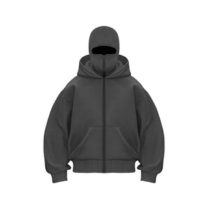 Vintage Y2K Double Hat Sweatshirt – Oversized & Edgy