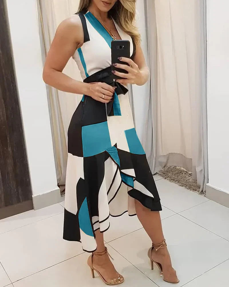 Women's Plus Size Midi Dress – Chic & Sexy Summer Style!