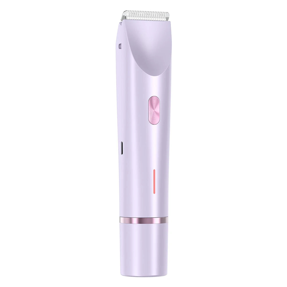💗 Women’s 2‑in‑1 Electric Razors – Dual‑Head Bikini Trimmer & Shaver