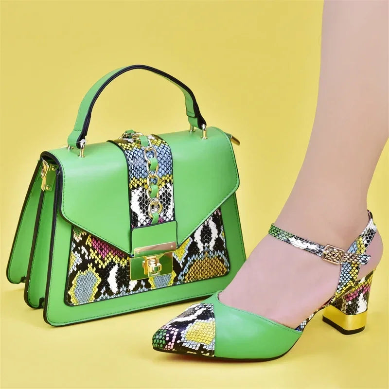 2024 Italian Shoe & Bag Set – Perfect for Luxury & Elegance