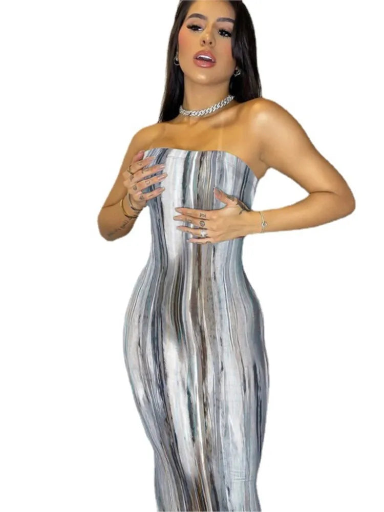 🌸 2023 Spring & Summer Off-Shoulder Chest Wrap Bandage Dress