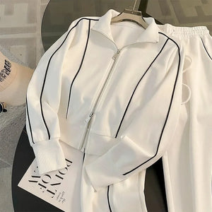 💕 Spring & Autumn Women’s Fashion Sports Suit Two-Piece Set