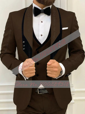 ✨ Latest Black Men’s Formal 3-Piece Suit ✨