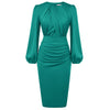 GK Dress for Women: Contrast Fabric Evening Elegant Celebrity Party Dress
