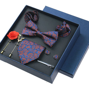 8-Piece Business Blue Tie Gift Set – Elevate Your Style 🎩💙