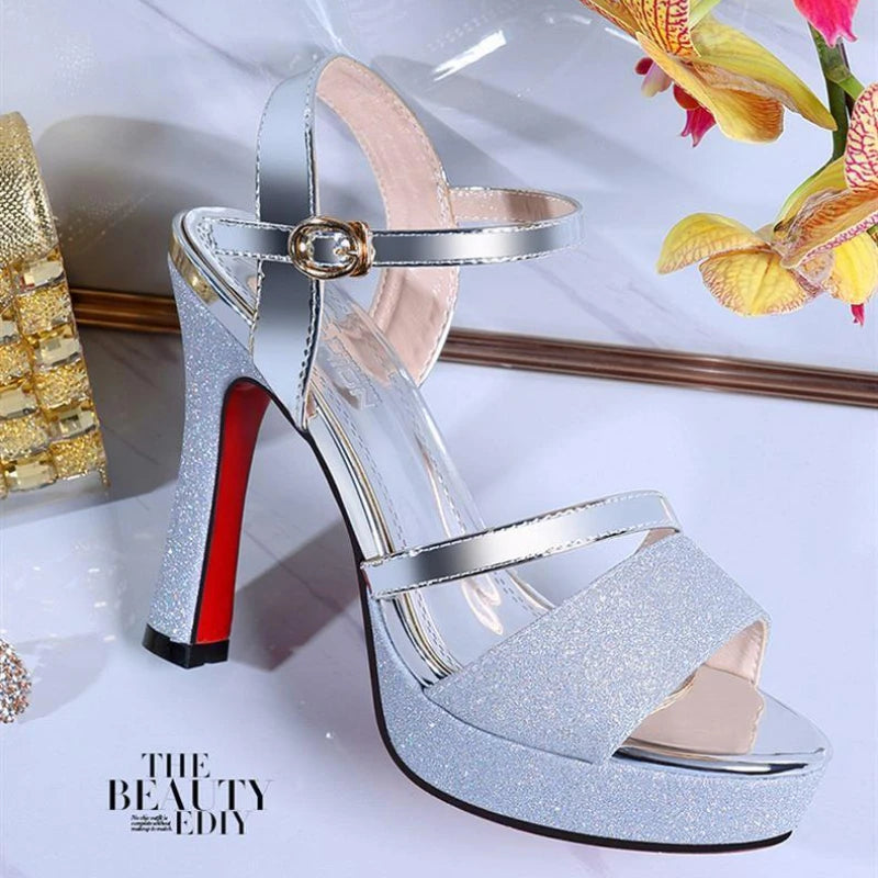Luxury Women's Peep Toe Pumps – Elegant & Sexy High Heels