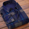 2025 Men's Autumn-Winter Plaid Shirt – Thick, Warm & Stylish