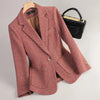 ❄️ 2025 Women’s Long Sleeve Woolen Suit Jacket – Elegant Warmth for Autumn & Winter