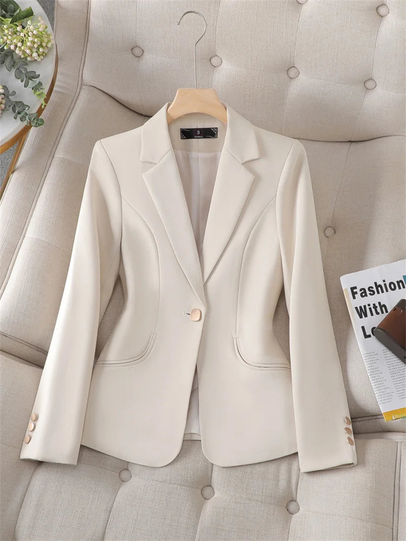Spring/Autumn Women’s Blazer – High-Quality, Fashion-Forward Suit Jacket