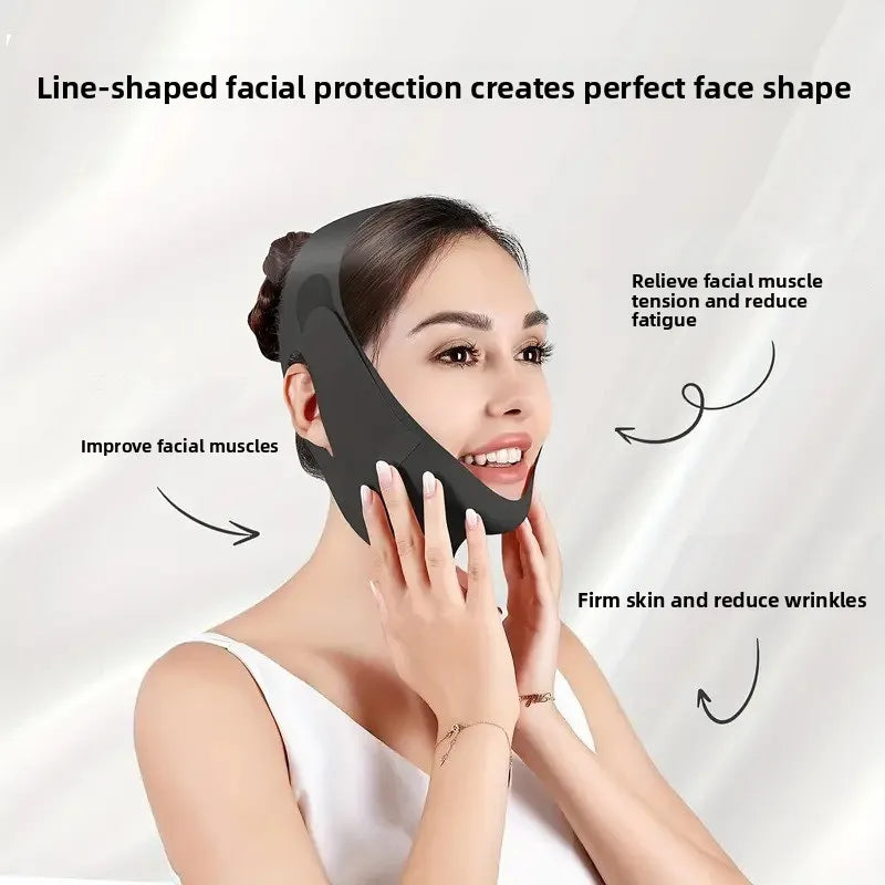 💖 V‑Line Lifting Chin Strap – Reusable Face‑Lift Mask for Women