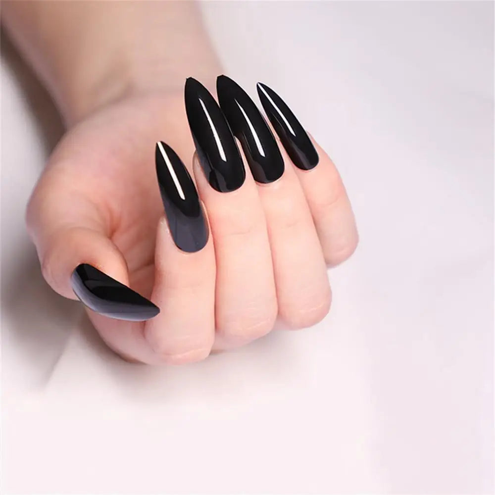 🍒 24pcs Cherry French Almond Press-On Nails – Cute, Wearable & Full of Charm