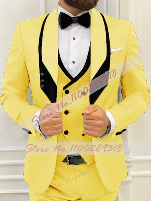 ✨ Latest Black Men’s Formal 3-Piece Suit ✨