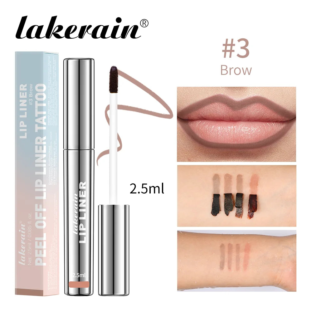 💋 Waterproof Peel-Off Tattoo Lip Gloss – Long-Lasting Matte Lip Tint