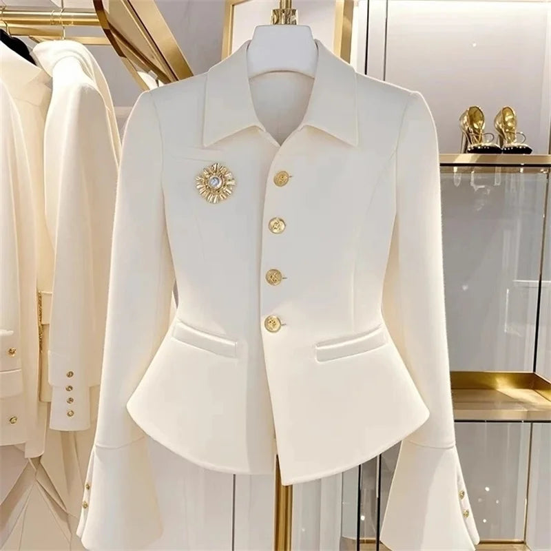 Women's Elegant Blazer Coat – 2025 Autumn Collection