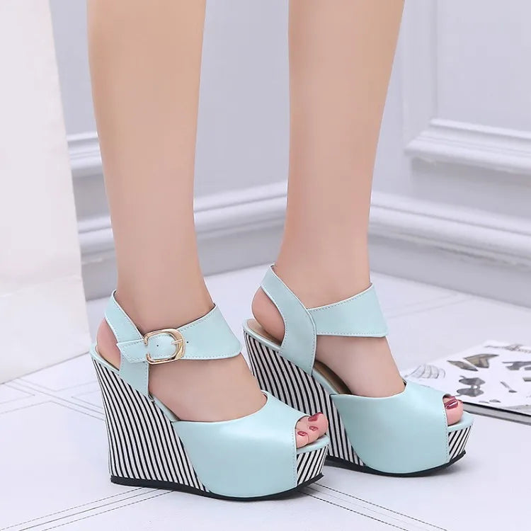 Stylish & Comfy Wedge Sandals for Women – Sizes 11-14