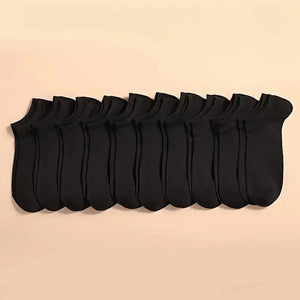 🧦 10/20 Pairs Unisex Low-Cut Boat Socks – Breathable, Comfy & Everyday Ready