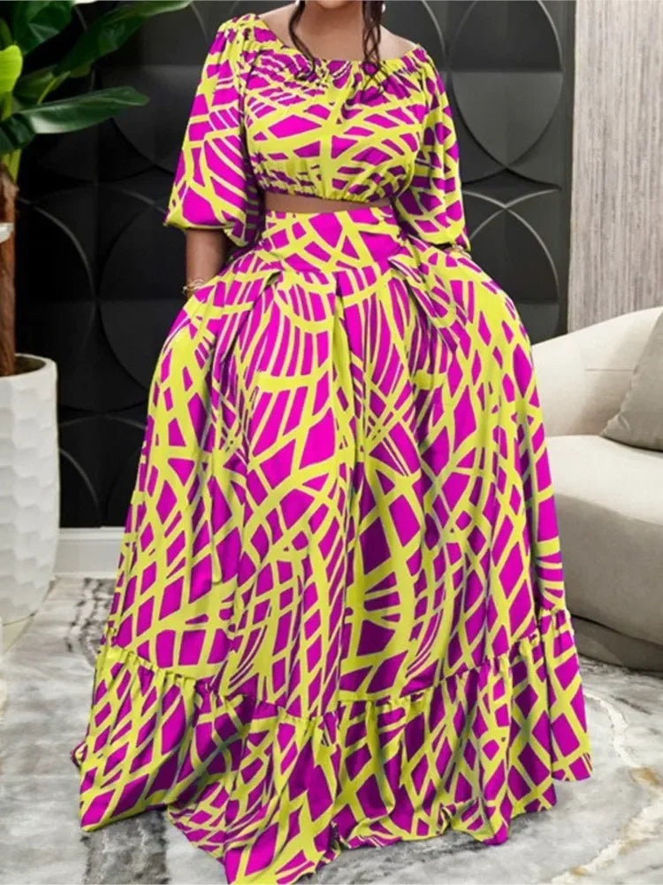 🌸 Boho Luxurious Two-Pieces Set for Women