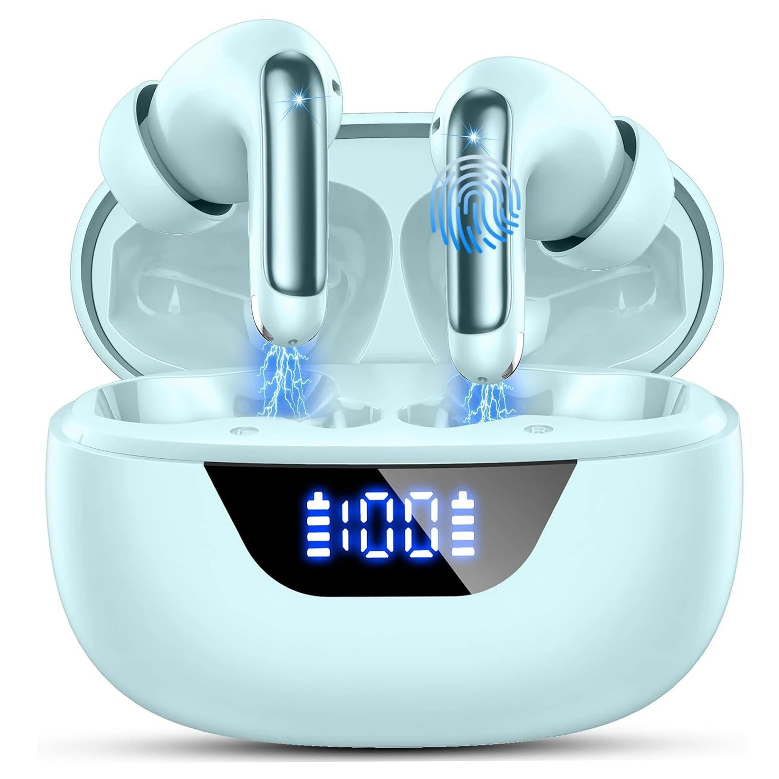 🎧 Wireless Bluetooth 5.3 Earphones – Clear Sound, Long Play